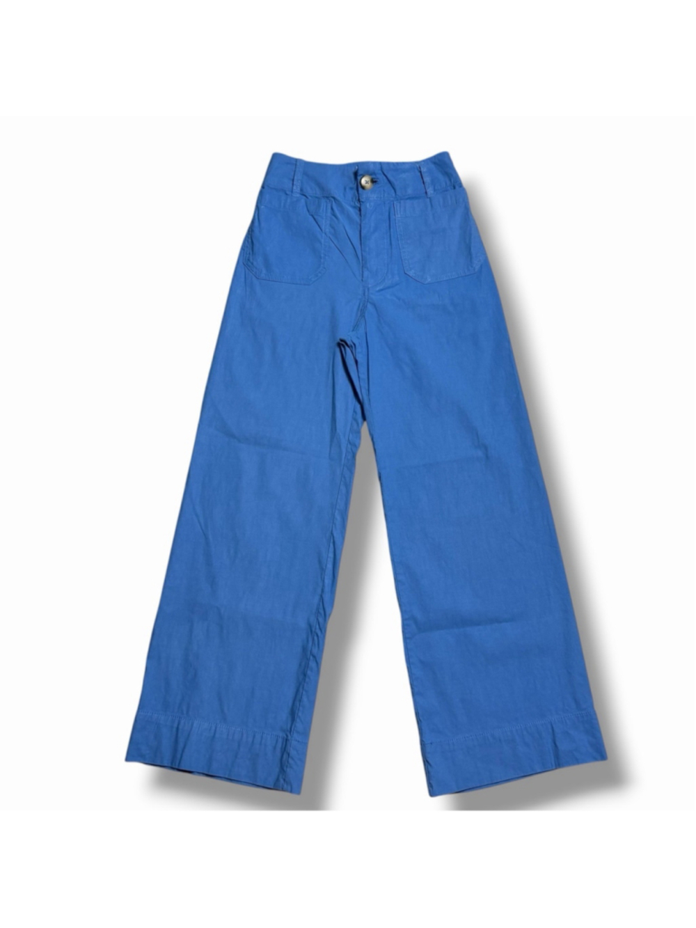 Maeve Anthropologie Colette Pants 25 High Rise Cropped Wide Leg 25x25 Sky Blue